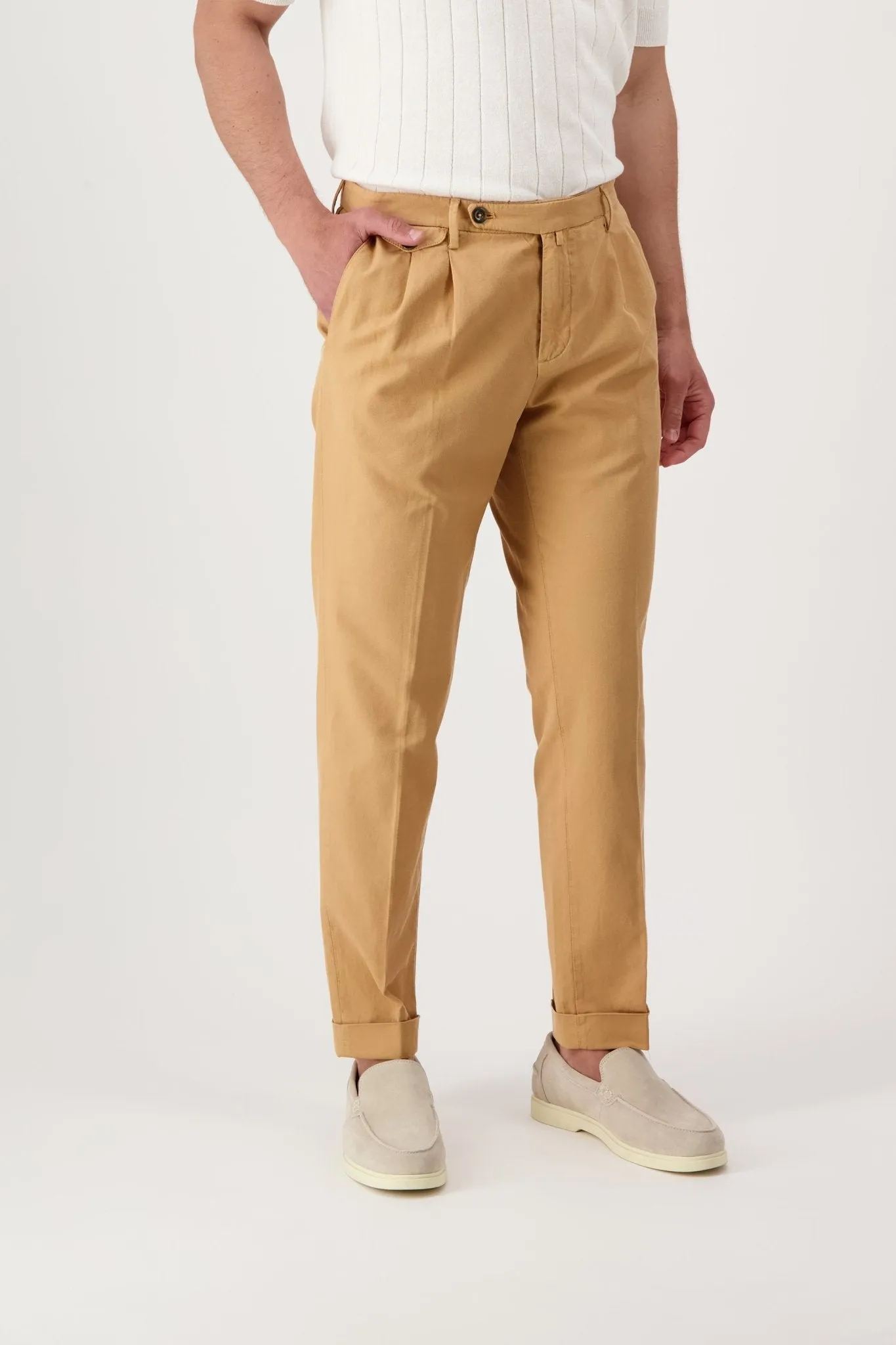 Pantaloni BG02 in Cotone e Lino sold by Siebentaschen product image thumbnail 4