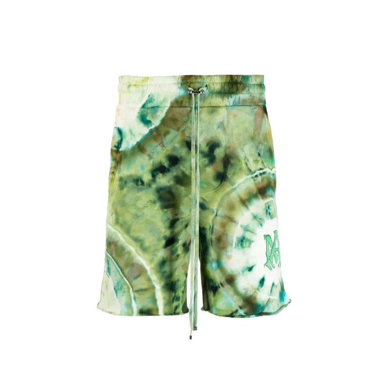 Amiri Tie-dye Cotton Shorts sold by Siebentaschen