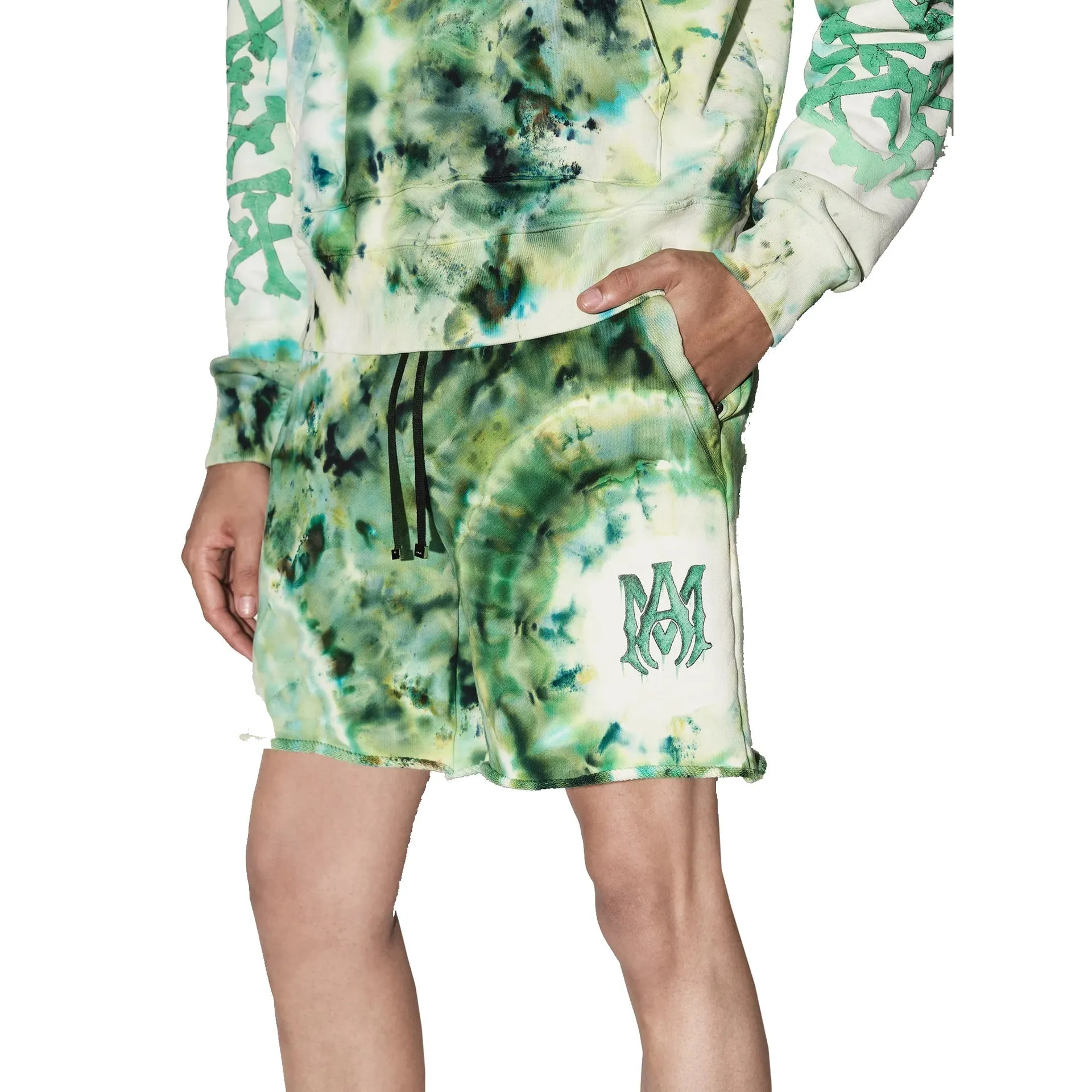 Amiri Tie-dye Cotton Shorts sold by Siebentaschen product image thumbnail 2