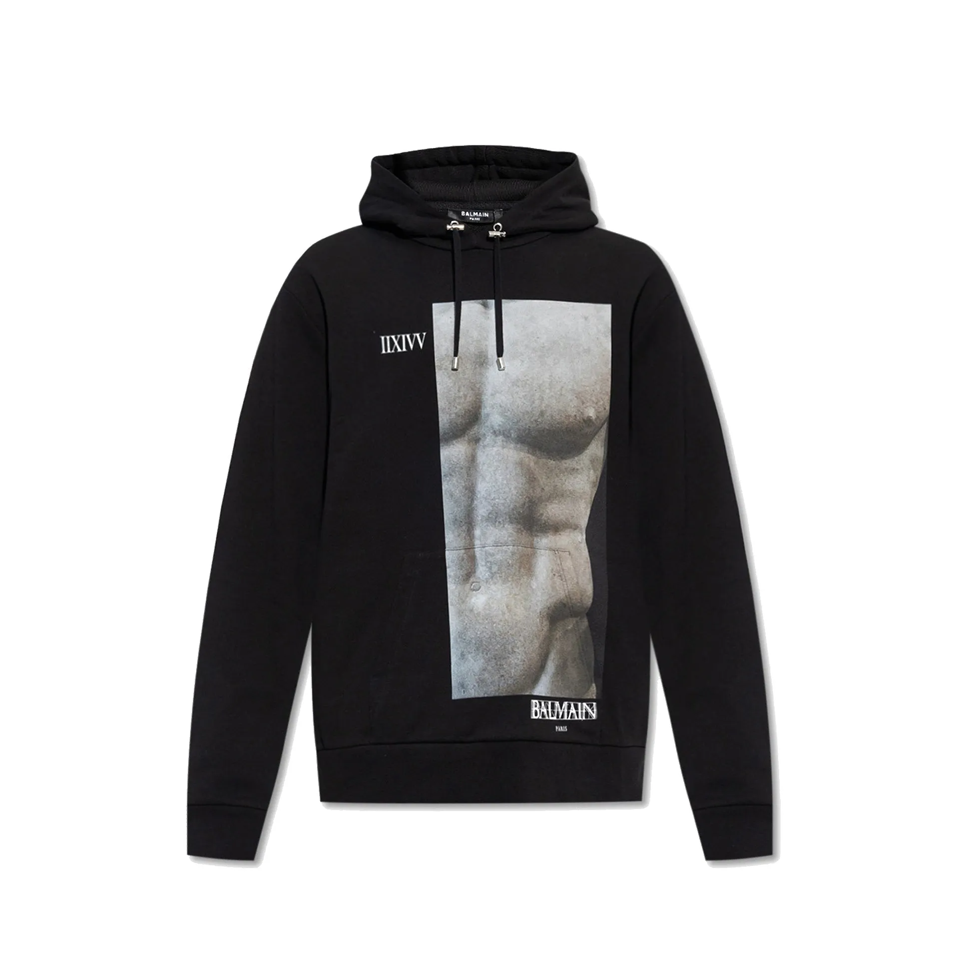 Balmain Cotton Hoodie Sweatshirt sold by Siebentaschen