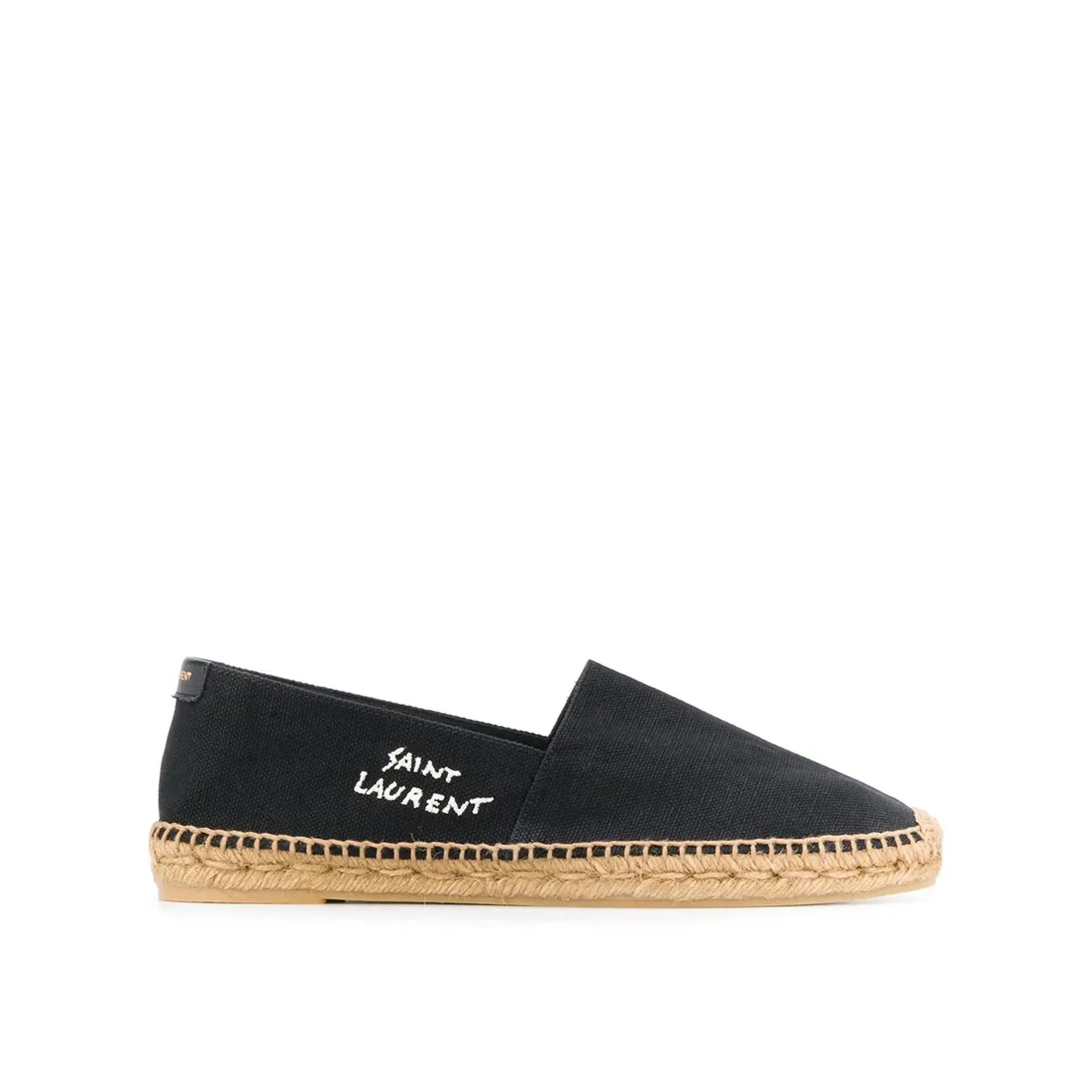 Saint Laurent Canvas Logo Espadrilles sold by Siebentaschen