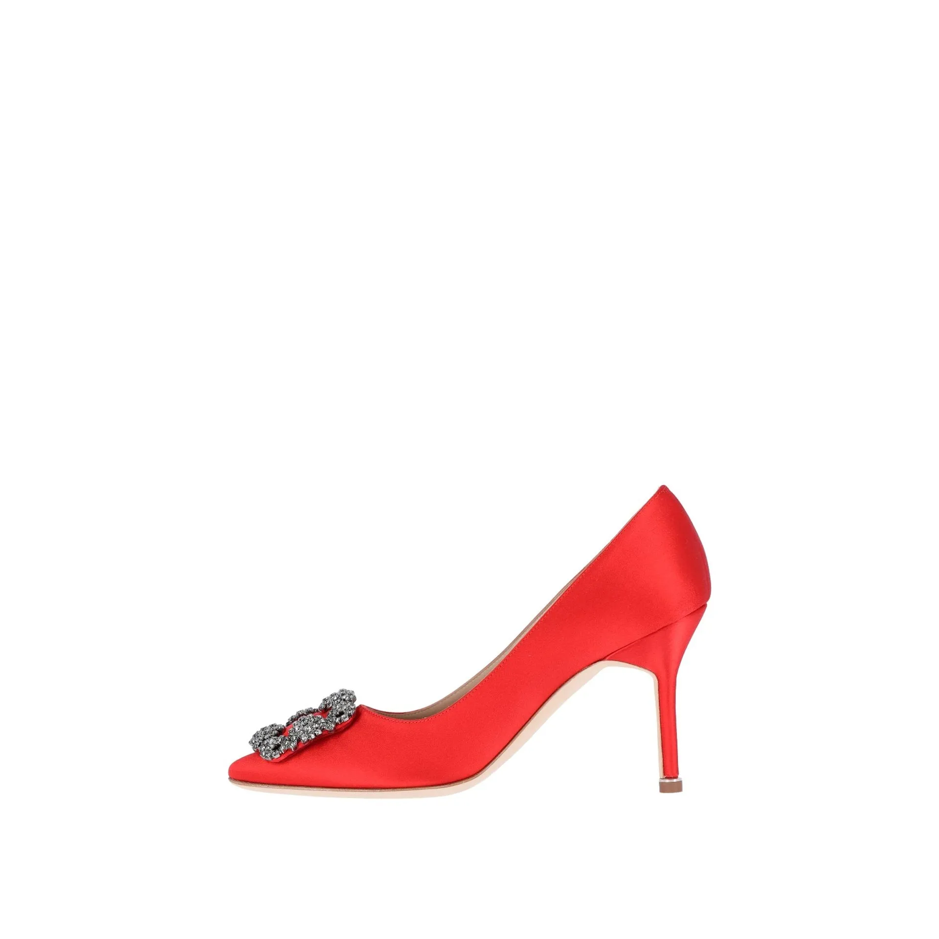 Manolo Blahnik Hangisi 090 Satin Pumps sold by Siebentaschen product image thumbnail 3