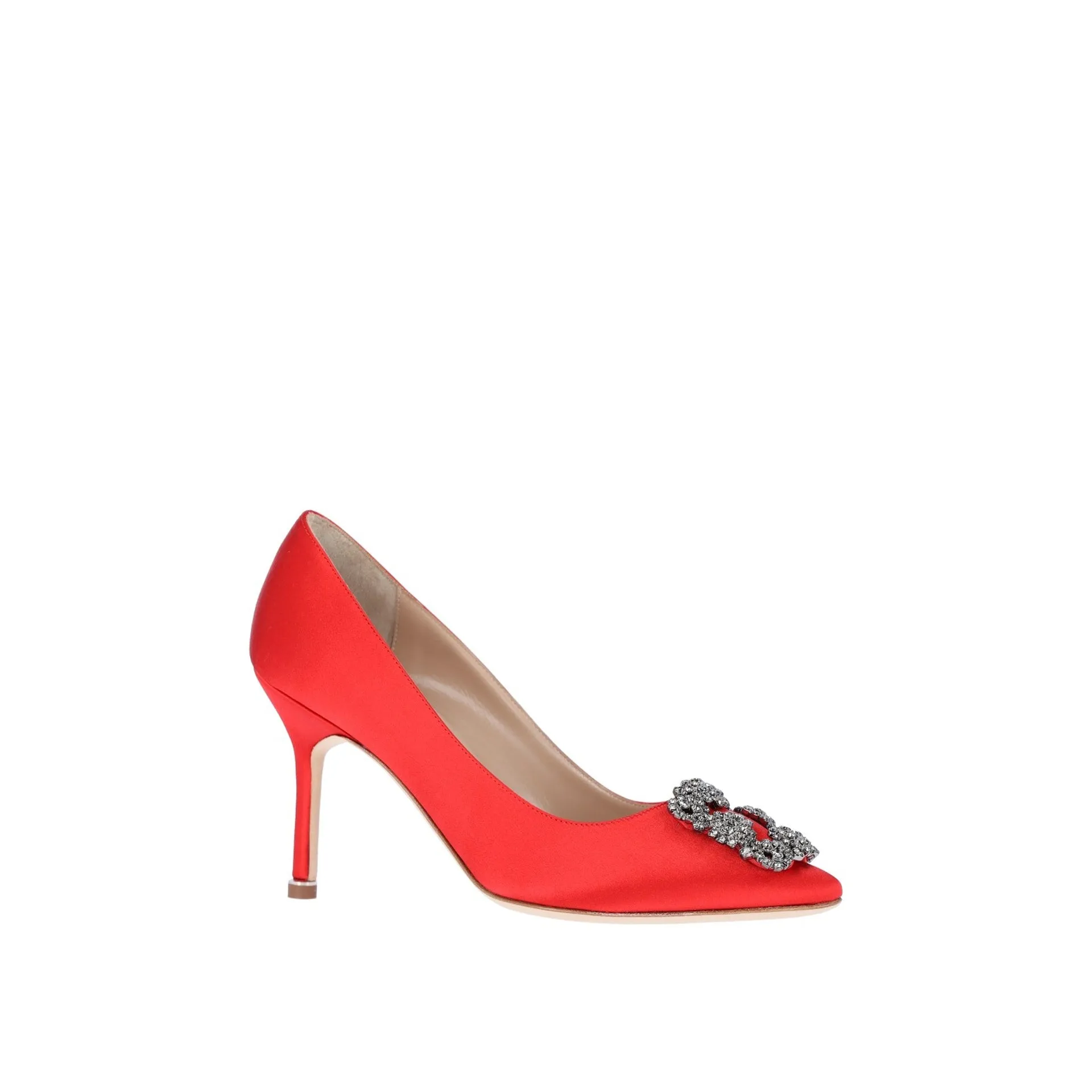 Manolo Blahnik Hangisi 090 Satin Pumps sold by Siebentaschen product image thumbnail 2