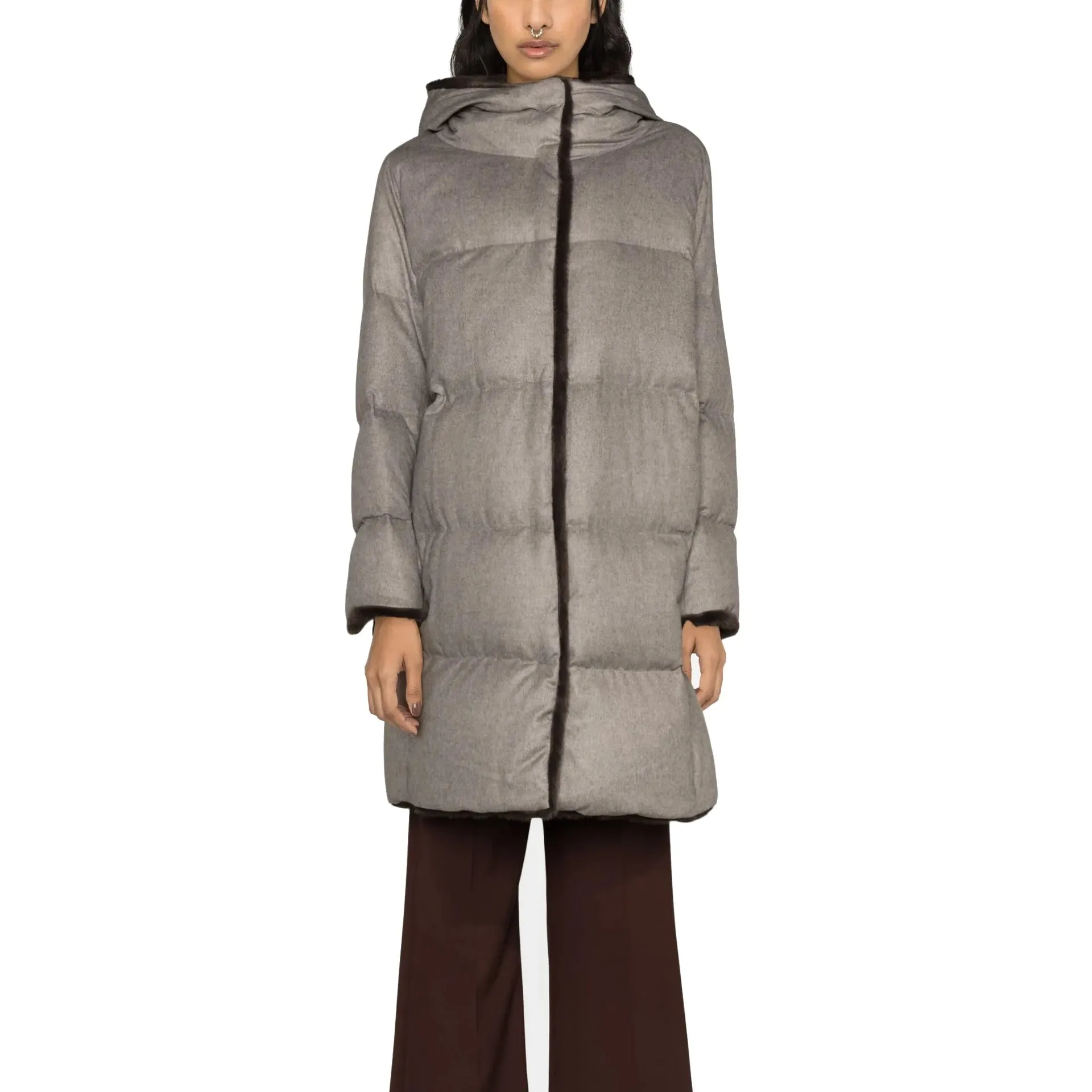 HERNO Faux Fur Trim Padded Coat sold by Siebentaschen product image thumbnail 5