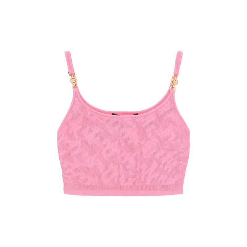 VERSACE La Greca Cropped Top made by Versace