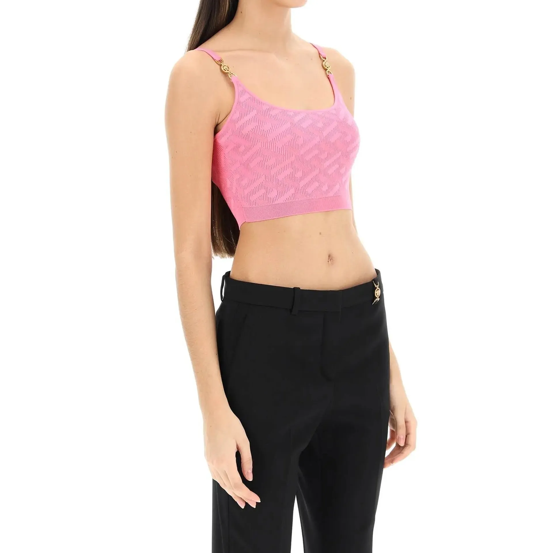 VERSACE La Greca Cropped Top sold by Siebentaschen product image thumbnail 2