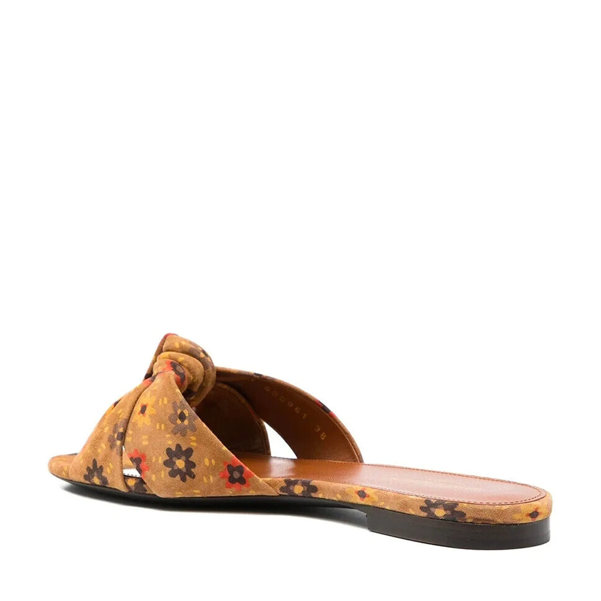 Saint Laurent Bianca Knotted Suede Slides sold by Siebentaschen product image thumbnail 3