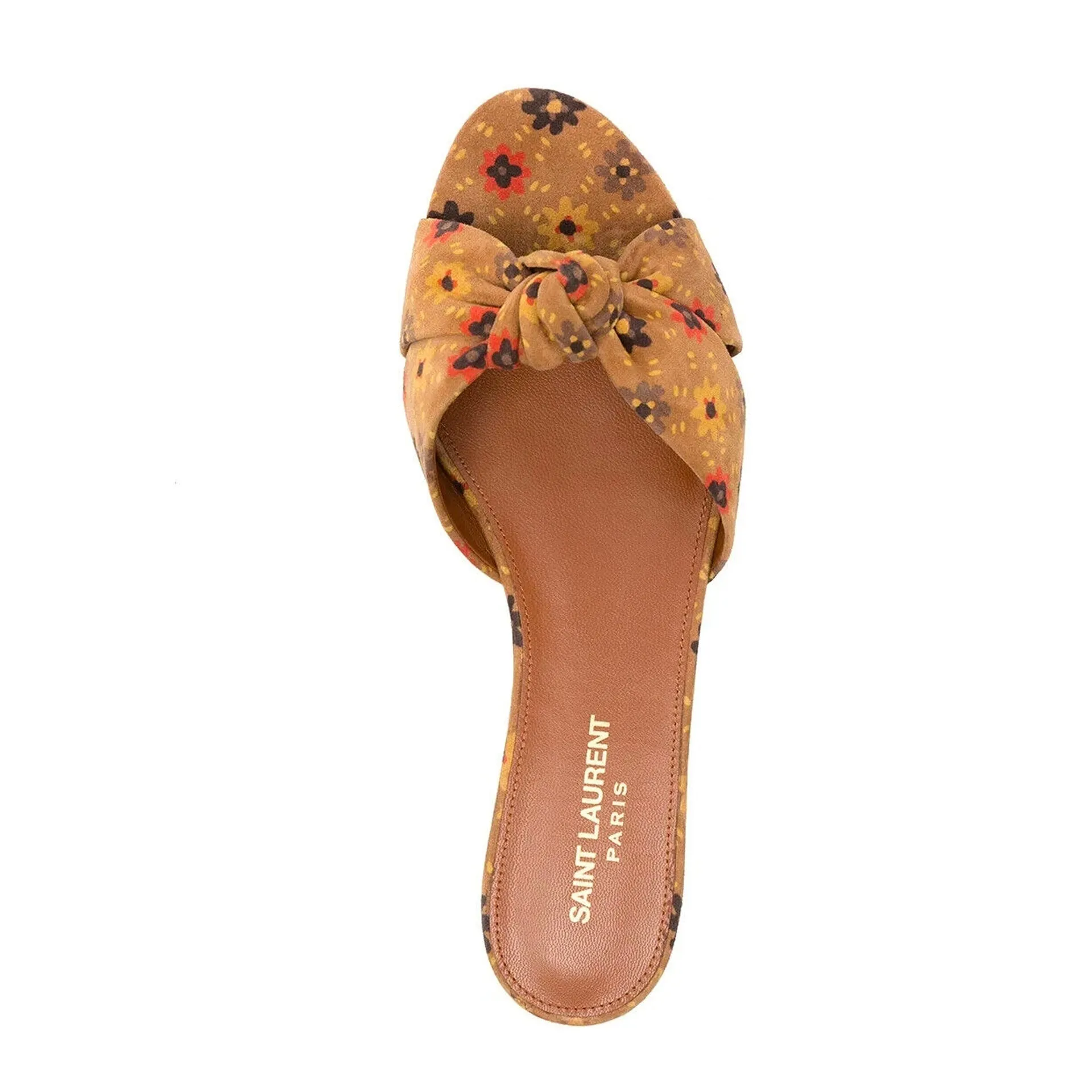 Saint Laurent Bianca Knotted Suede Slides sold by Siebentaschen product image thumbnail 4