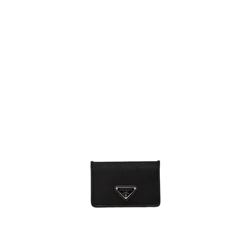 Prada Nylon And Leather Card Holder sold by Siebentaschen