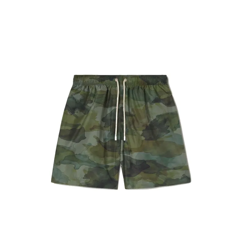 Palm Angels Camouflage Swim Shorts sold by Siebentaschen