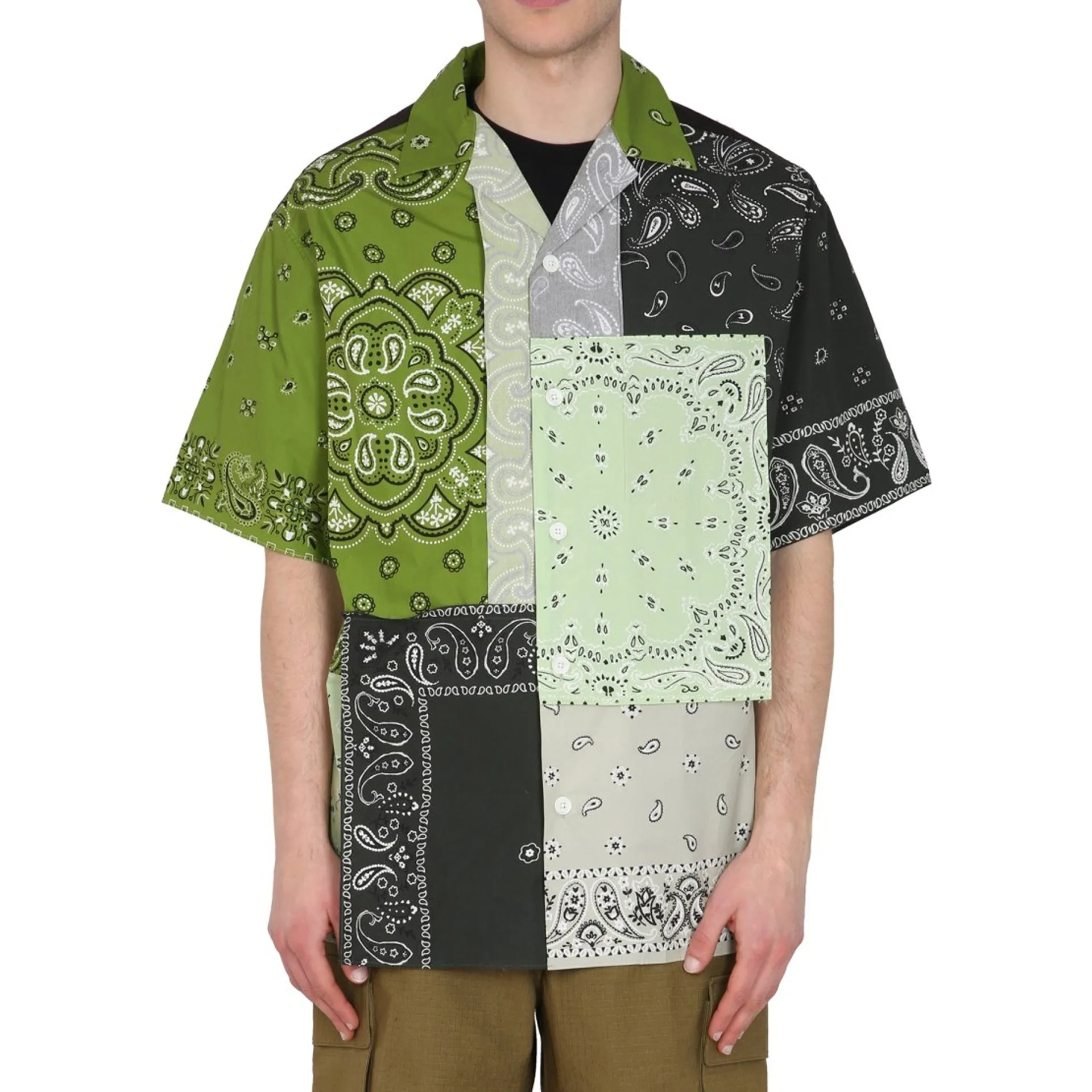 Kenzo Patchwork Cotton Shirt sold by Siebentaschen product image thumbnail 5