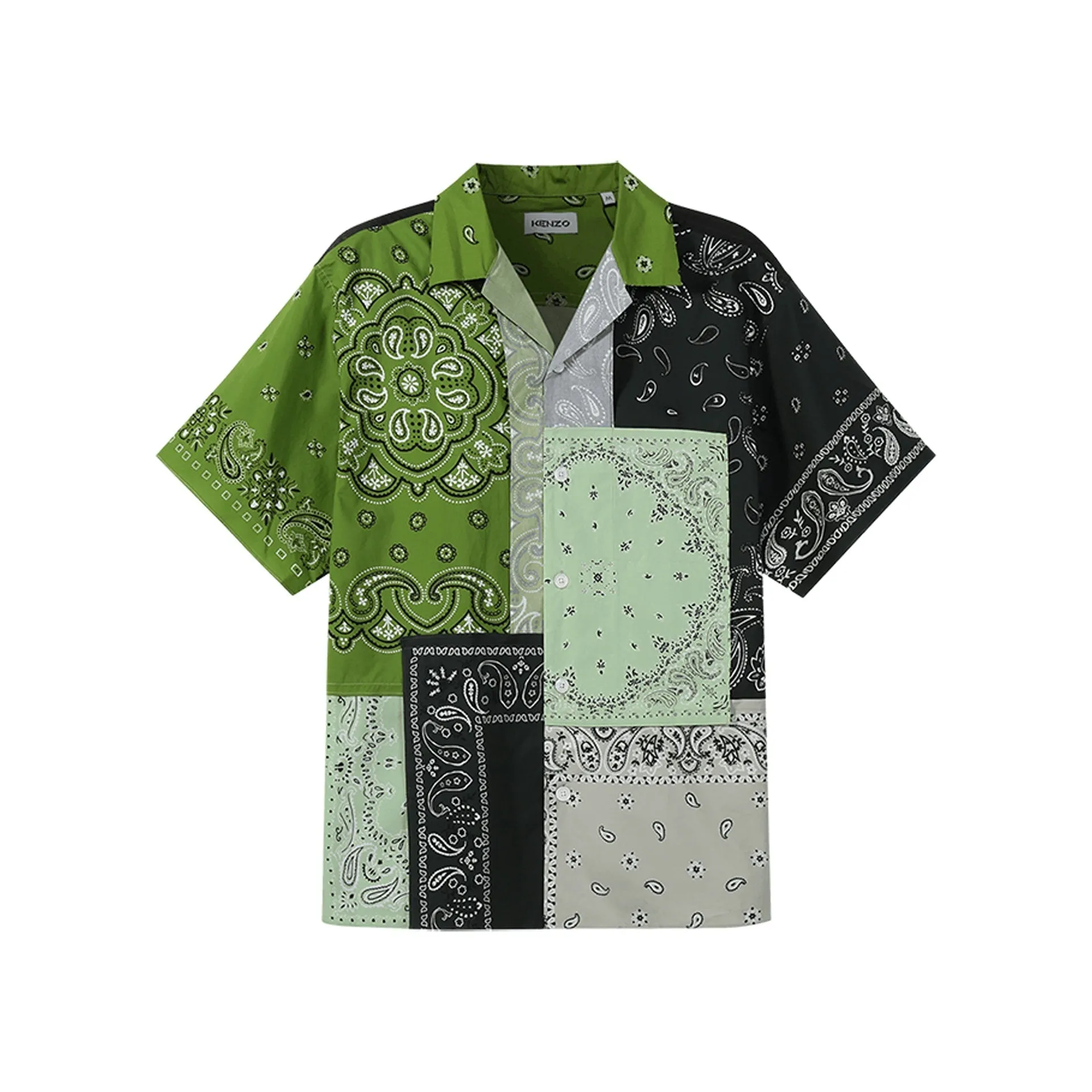 Kenzo Patchwork Cotton Shirt sold by Siebentaschen product image thumbnail 4