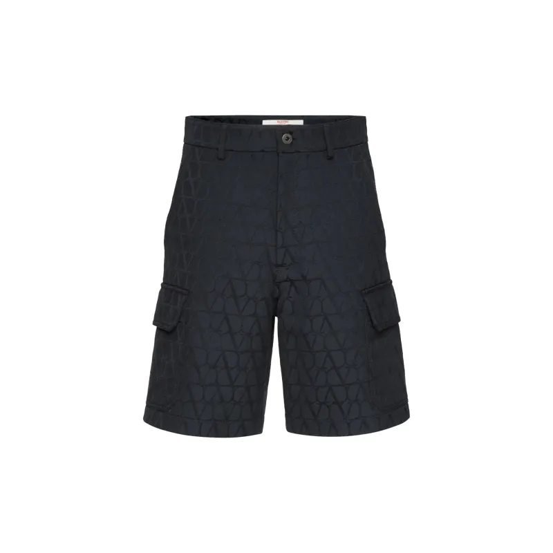 Valentino Garavani Toile Iconographe shorts sold by Siebentaschen
