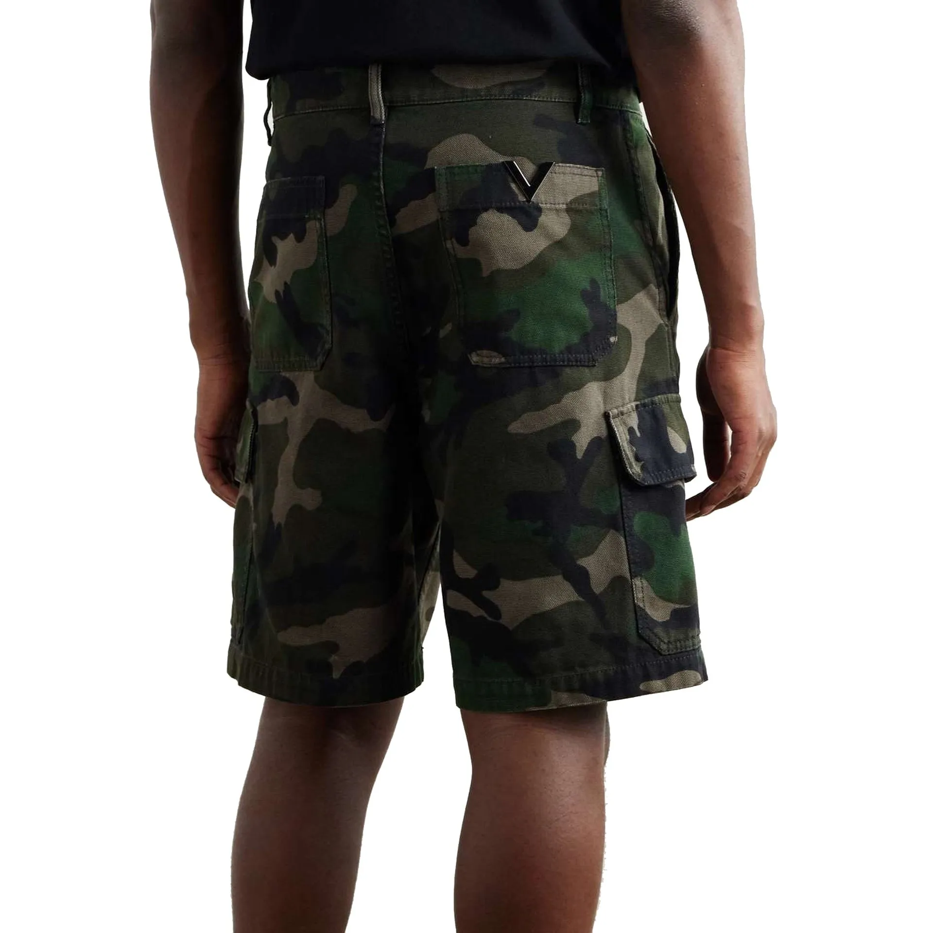 Valentino Camouflage Cargo Shorts sold by Siebentaschen product image thumbnail 3