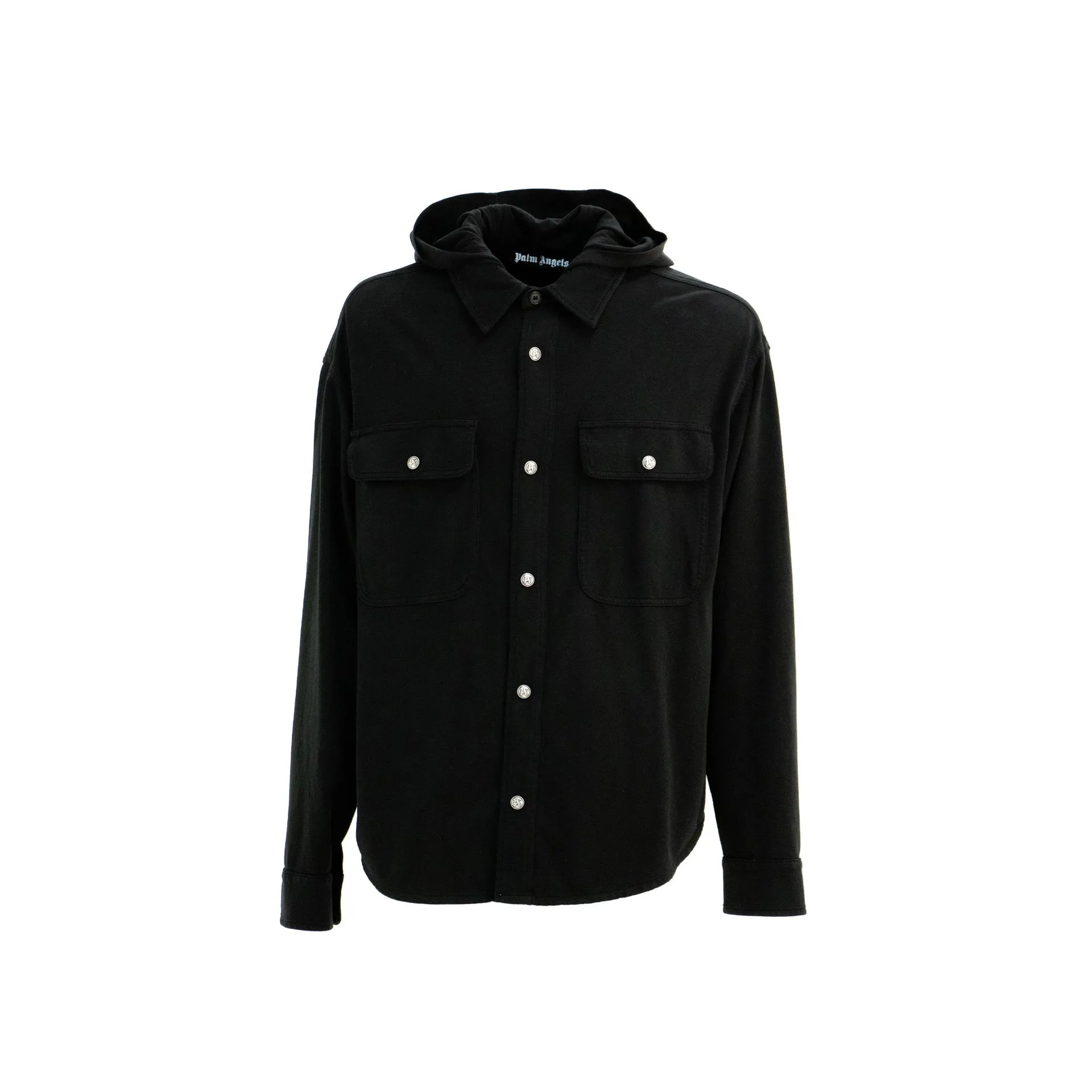 Palm Angels Classic Logo Hooded Overshirt sold by Siebentaschen product image thumbnail 4