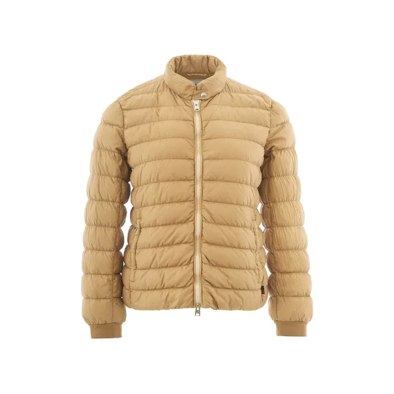 Woolrich Outdoor Jacket Beige Lightweight Puffer Coat sold by Siebentaschen