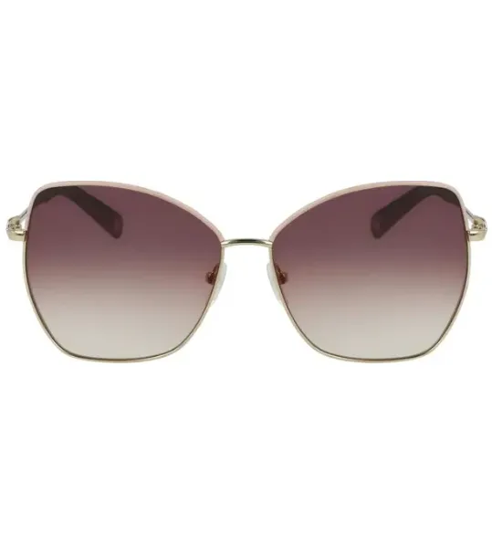 Longchamp pink metal sunglasses sold by Siebentaschen product image thumbnail 2
