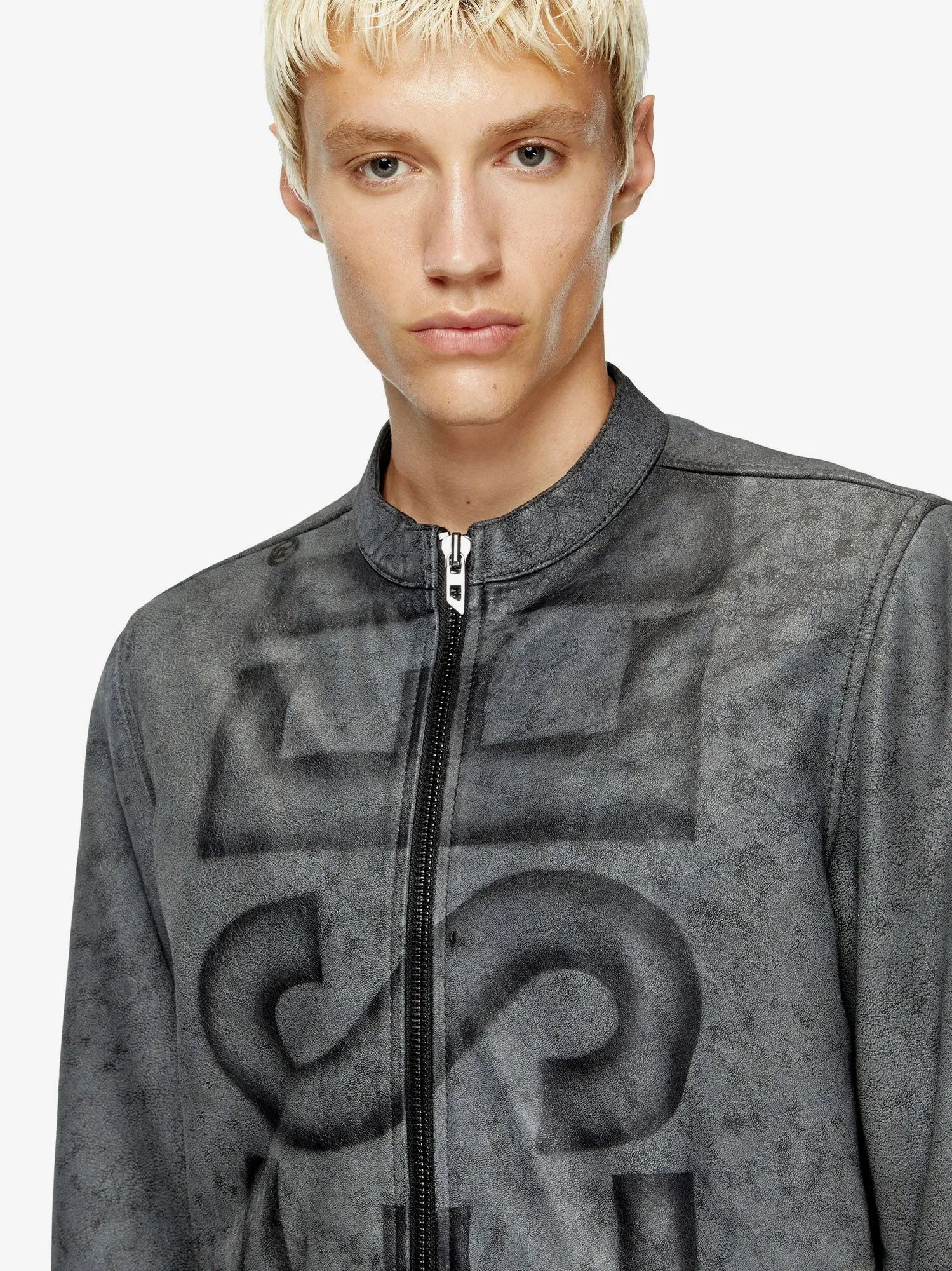 Diesel L-Evert-A biker leather jacket sold by Siebentaschen product image thumbnail 5