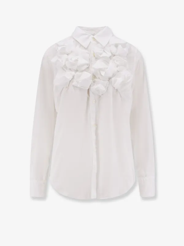 COMME DES GARCONS PLAY Ruffles shirt made by Comme des Garcons PLAY