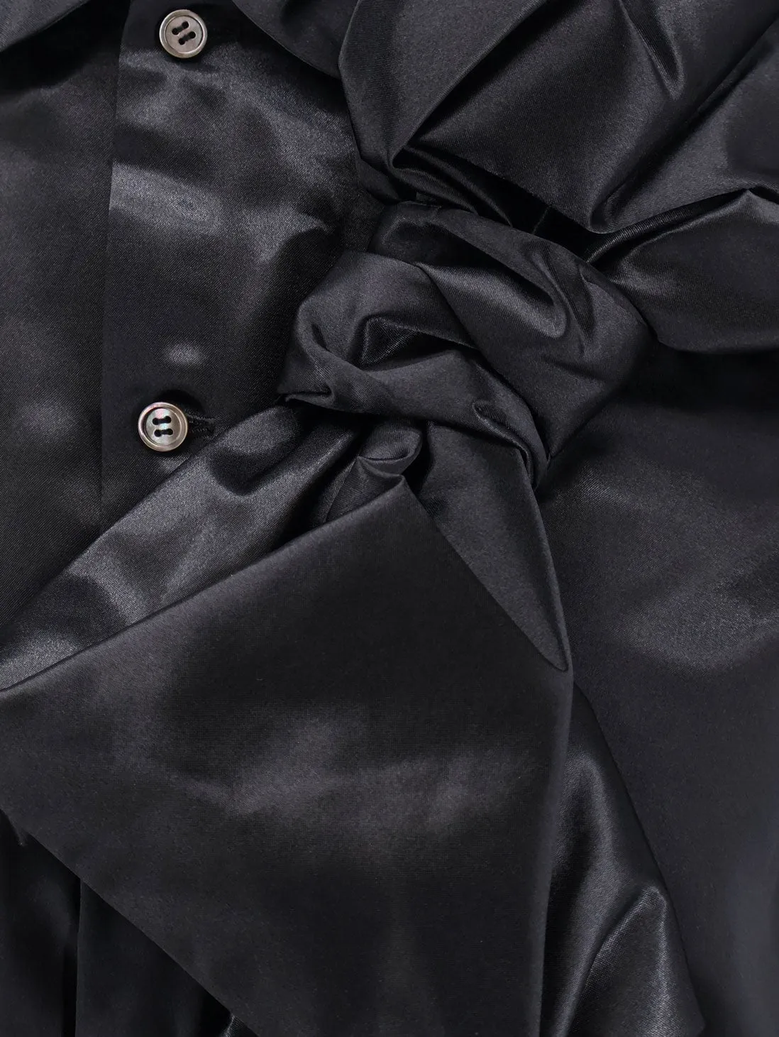 COMME DES GARCONS PLAY Satin shirt with maxi bow sold by Siebentaschen product image thumbnail 3