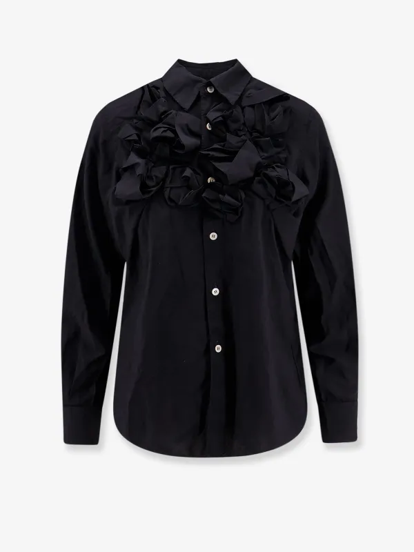COMME DES GARCONS PLAY Ruffles shirt made by Comme des Garcons PLAY