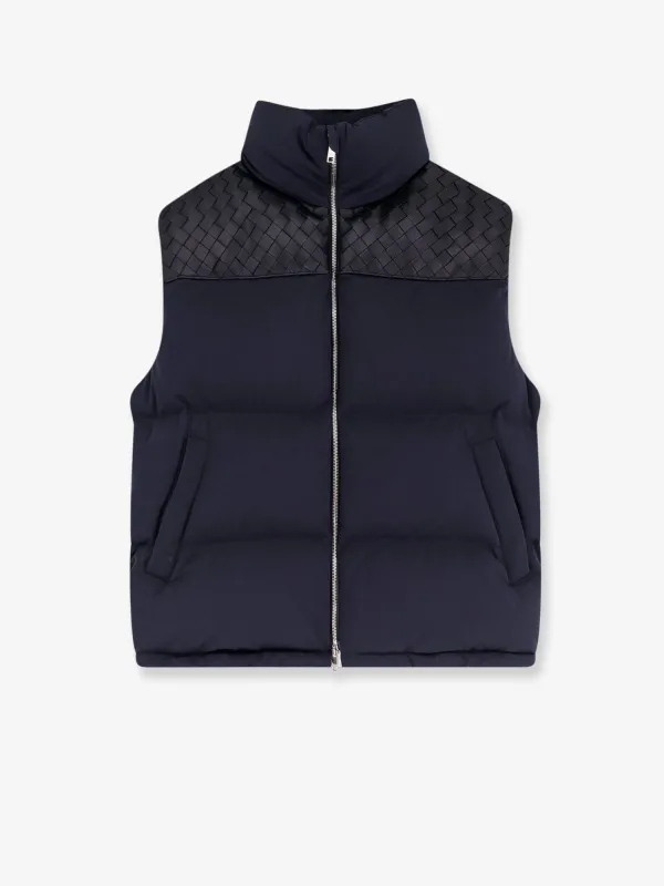 Bottega Veneta Cotton blend sleeveless jacket sold by Siebentaschen