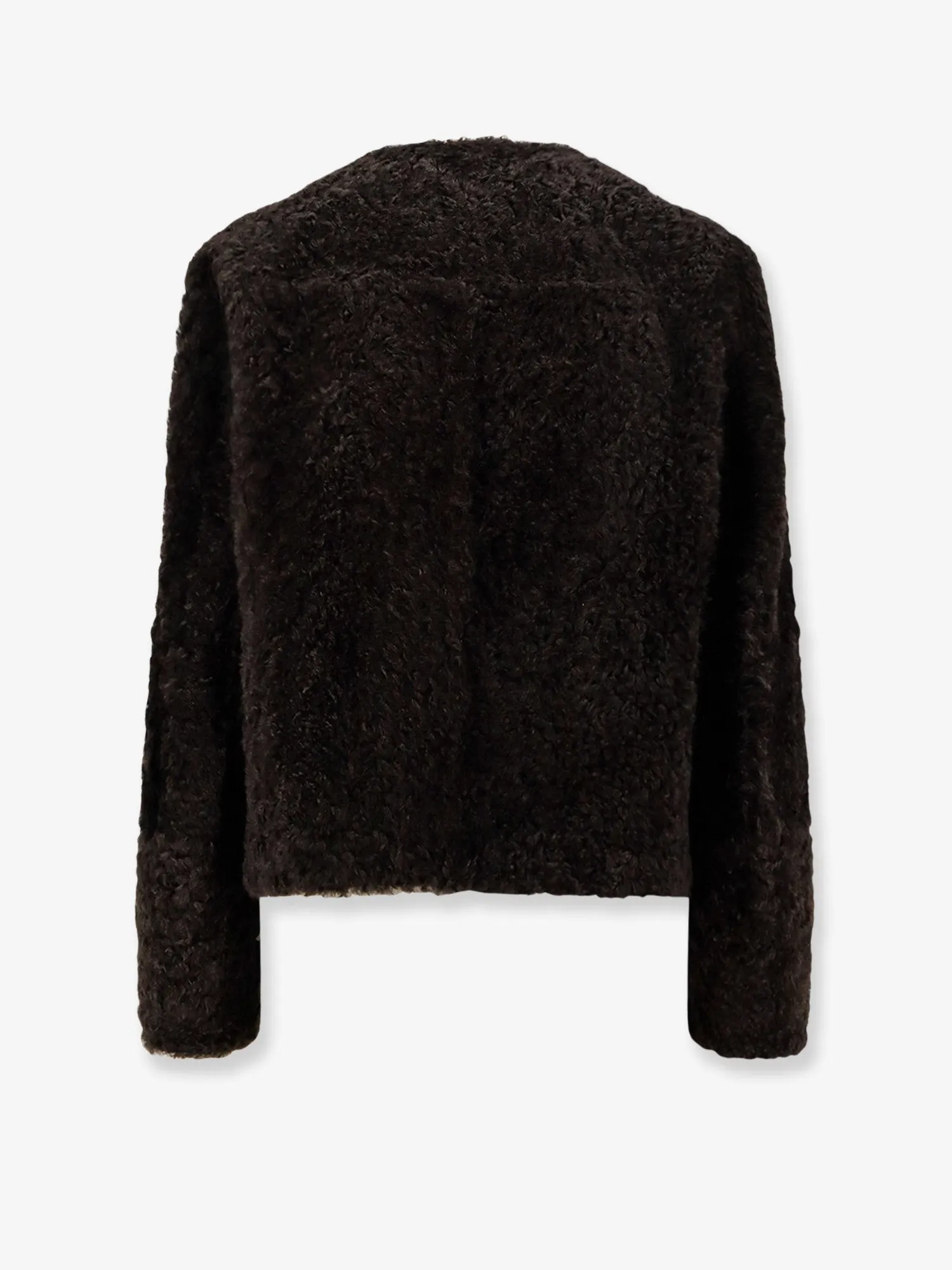 Brunello Cucinelli Reversible fuzzy shearling Caban Crop sold by Siebentaschen product image thumbnail 2