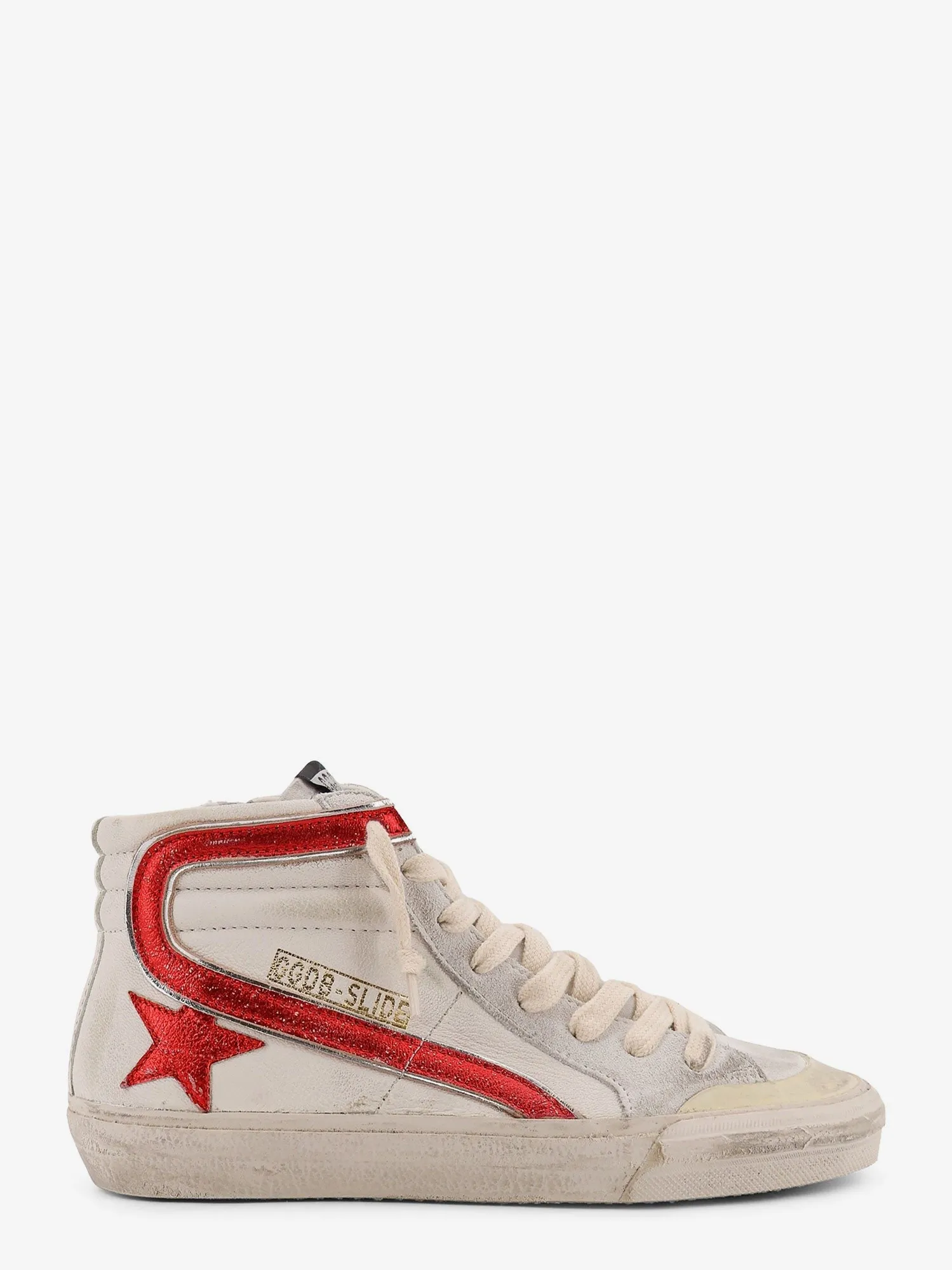 Golden Goose Deluxe Brand Slide Penstar Classic leather high-top sneakers sold by Siebentaschen