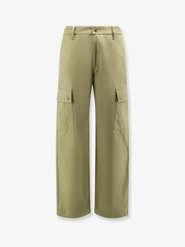 Burberry Cotton trousers with Logo embroidery made by Burberry