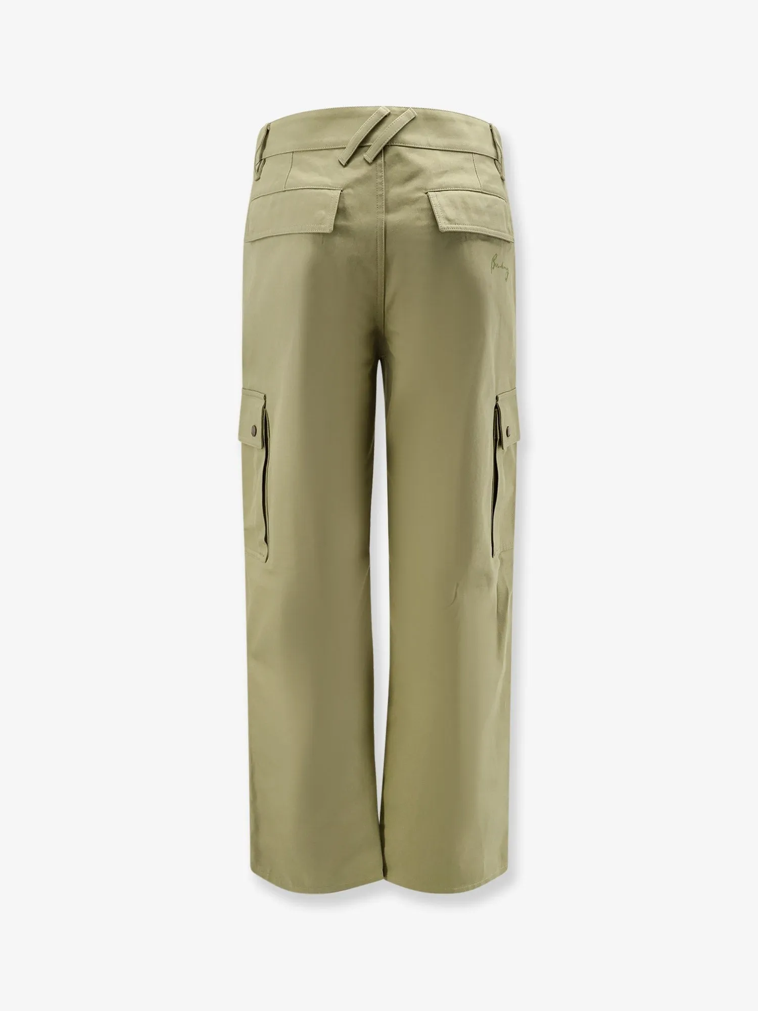 Burberry Cotton trousers with Logo embroidery sold by Siebentaschen product image thumbnail 2