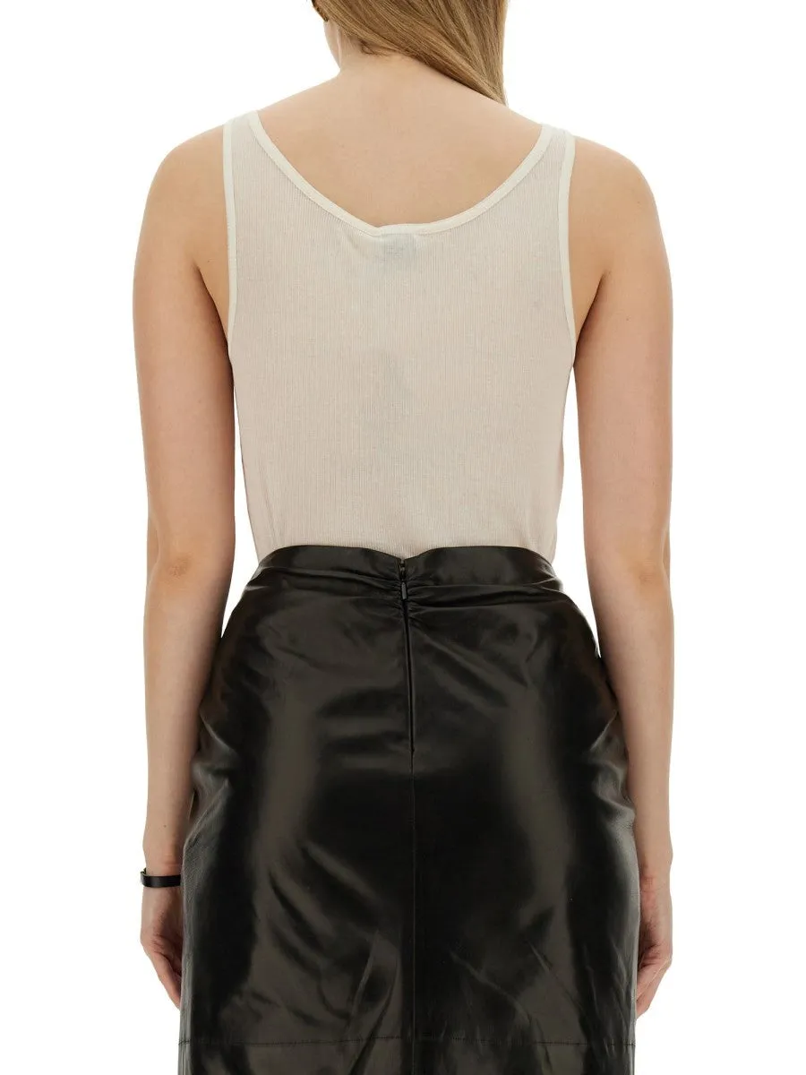 Saint Laurent ROUND NECKLINE TANK TOP sold by Siebentaschen product image thumbnail 3