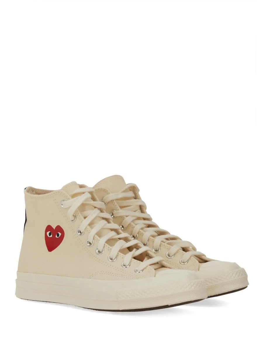COMME DES GARCONS PLAY CONVERSE SNEAKER CON LOGO sold by Siebentaschen product image thumbnail 2