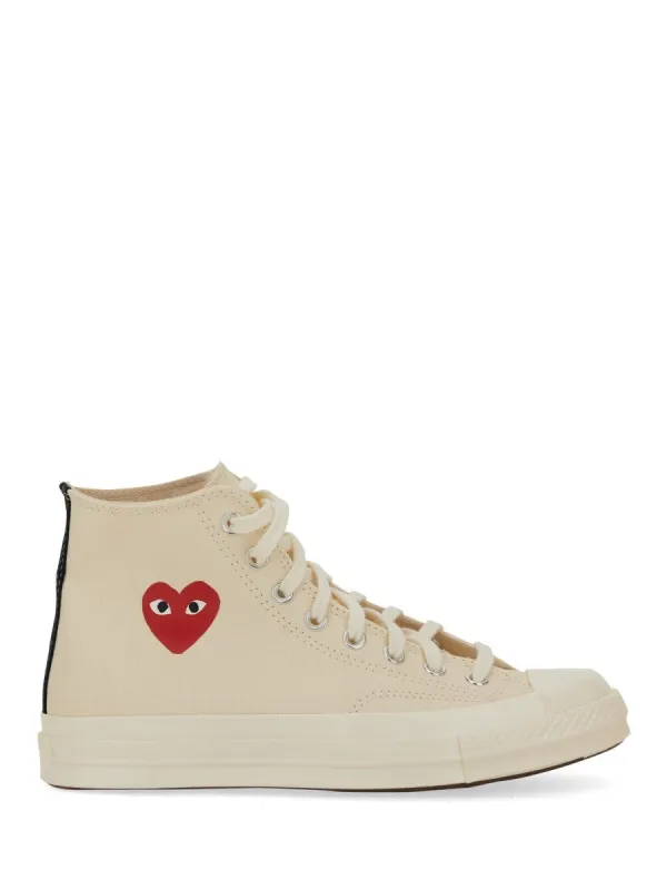 COMME DES GARCONS PLAY CONVERSE SNEAKER CON LOGO sold by Siebentaschen