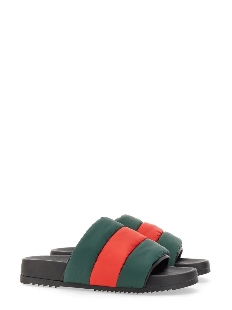 Gucci SLIDER SANDAL WITH WEB RIBBON sold by Siebentaschen product image thumbnail 4