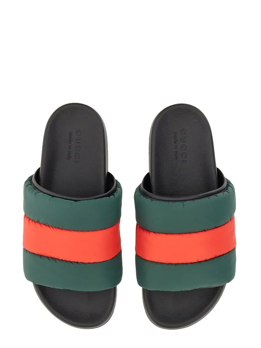 Gucci SLIDER SANDAL WITH WEB RIBBON sold by Siebentaschen product image thumbnail 2