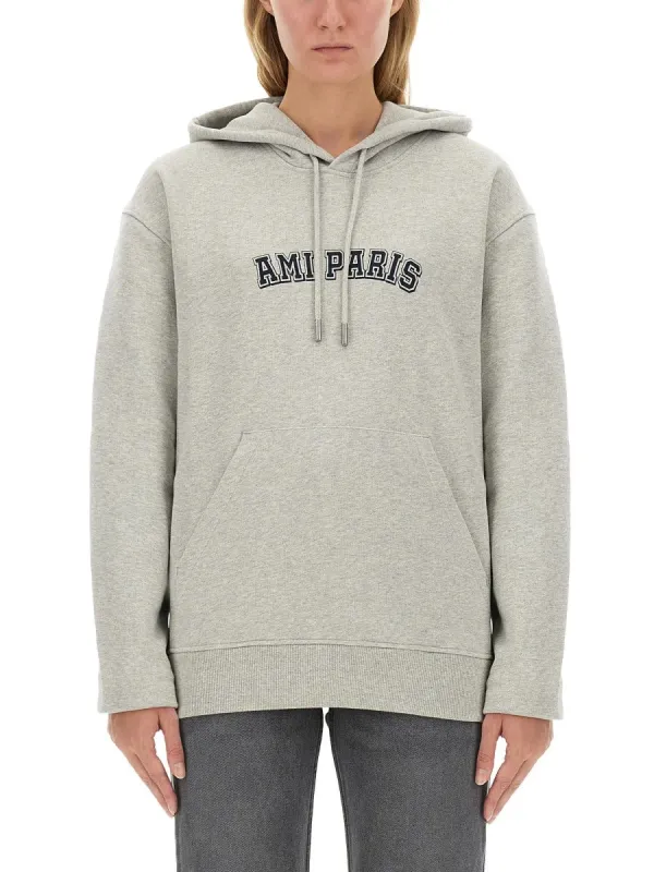 AMI PARIS SWEATSHIRT WITH LOGO sold by Siebentaschen