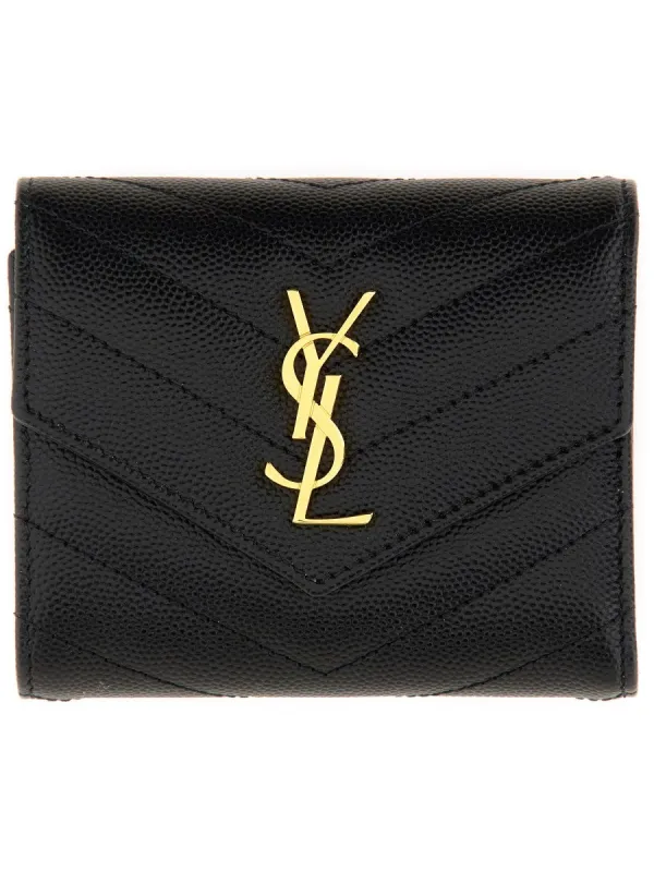 Saint Laurent "CASSANDRE" MATELASSÉ MULTI-FOLD WALLET sold by Siebentaschen