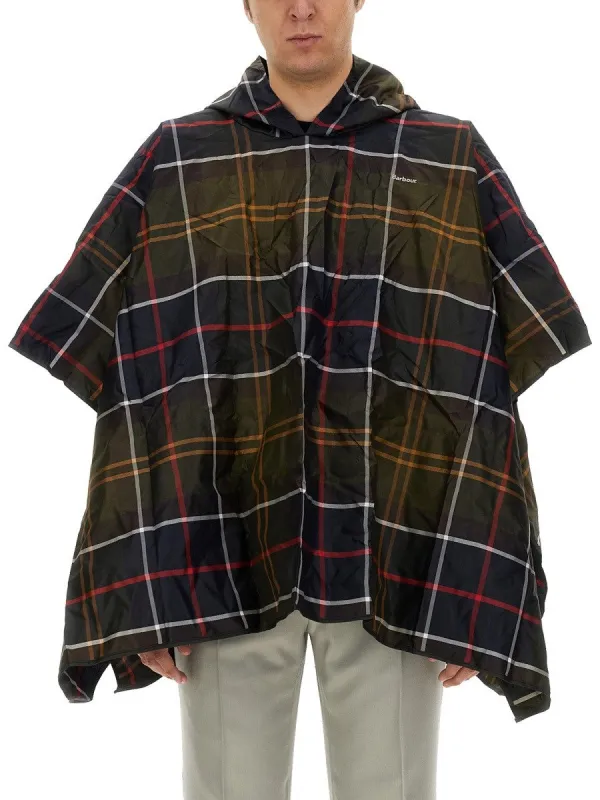 BARBOUR PONCHO WITH TARTAN PATTERN sold by Siebentaschen