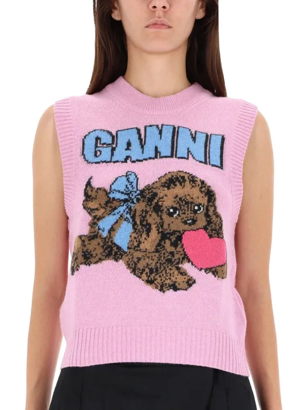 GANNI "PUPPY" VEST sold by Siebentaschen