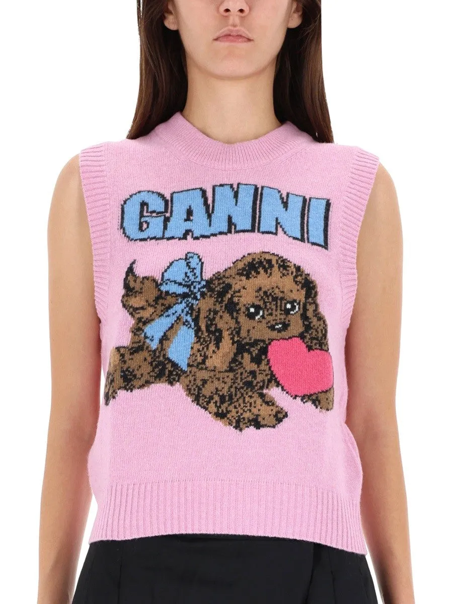 GANNI "PUPPY" VEST sold by Siebentaschen