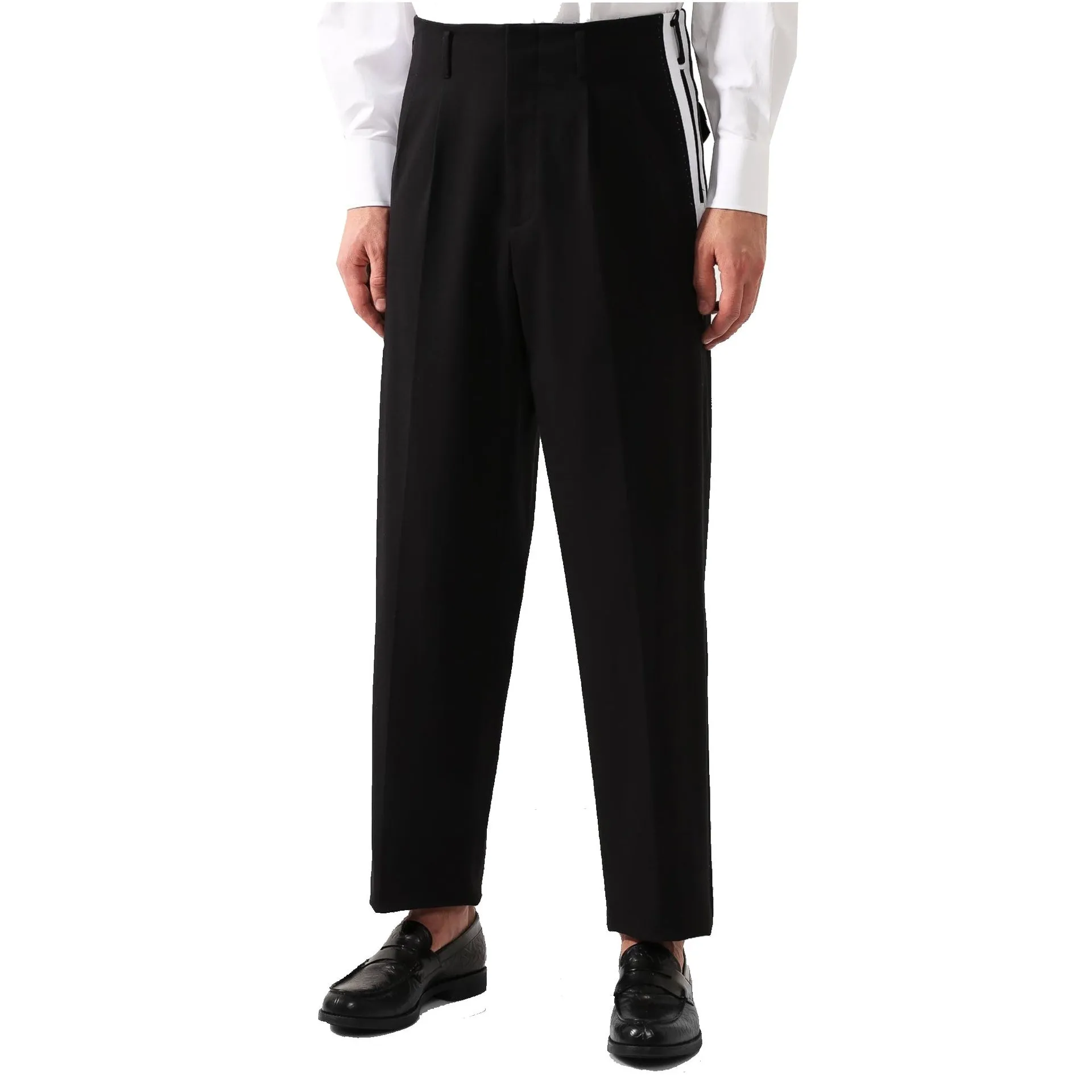 Dolce & Gabbana Side Stripe Pleat Trousers sold by Siebentaschen product image thumbnail 2