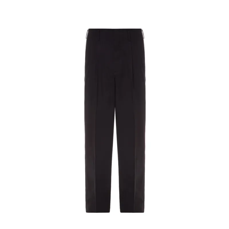 Dolce & Gabbana Side Stripe Pleat Trousers sold by Siebentaschen