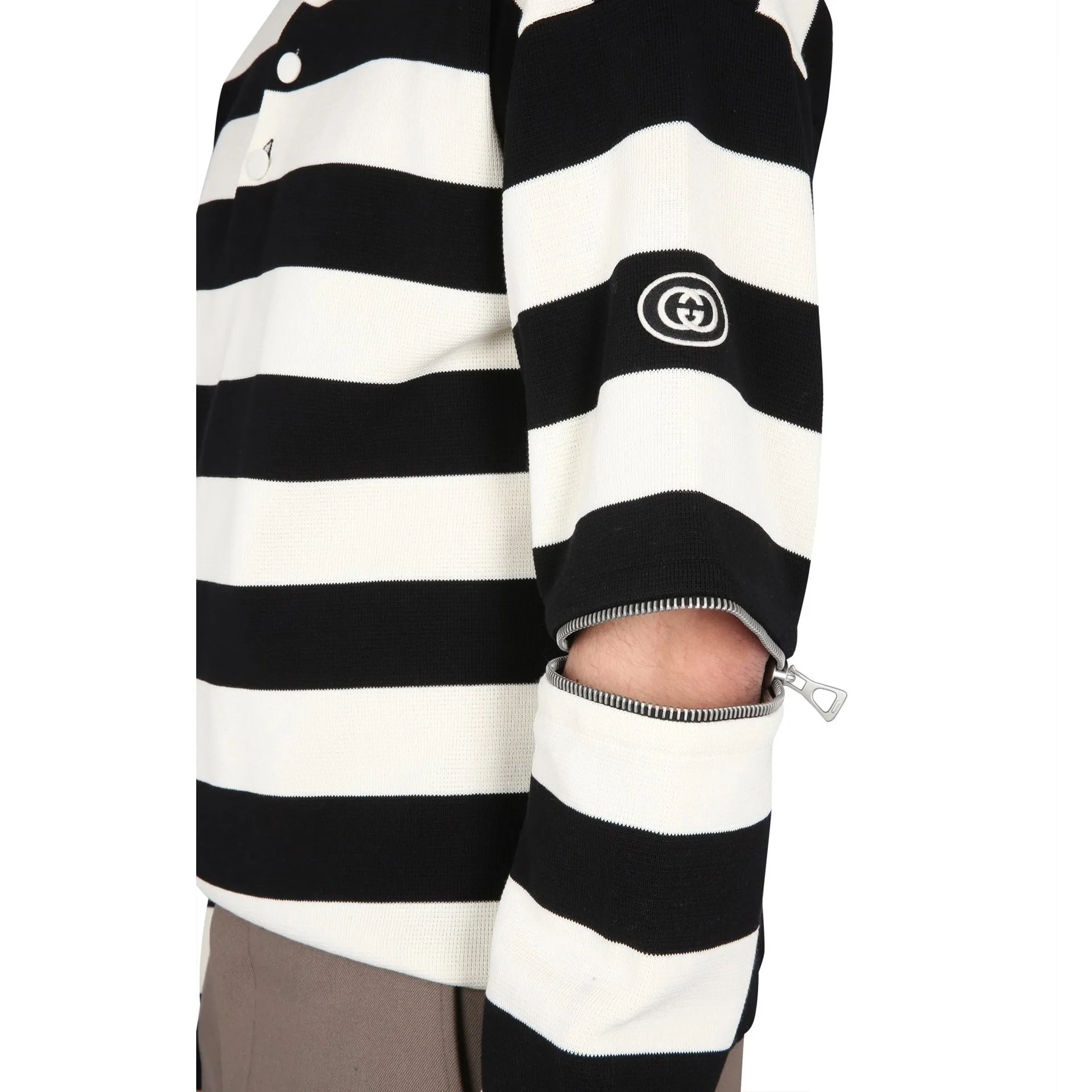 Gucci Striped Cotton Polo sold by Siebentaschen product image thumbnail 4