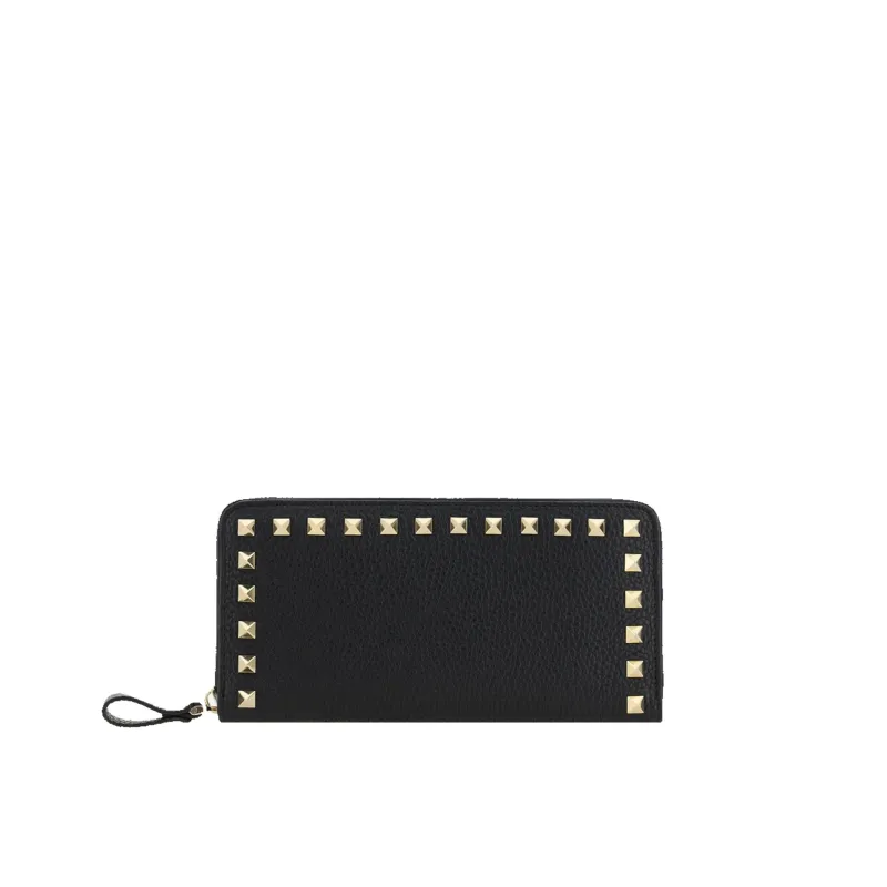 Valentino Garavani leather Rockstud wallet sold by Siebentaschen