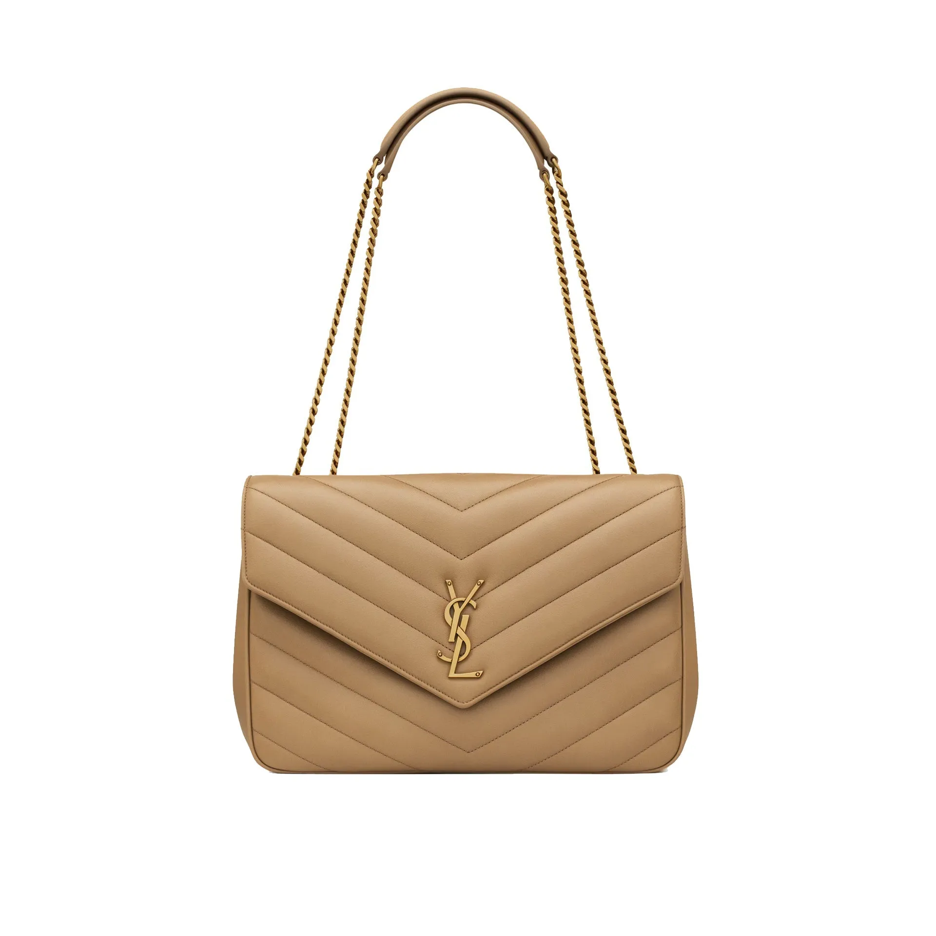Saint Laurent loulou large shoulder bag sold by Siebentaschen