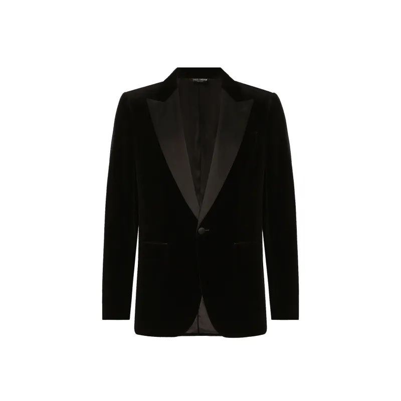Dolce & Gabbana Tuxedo Velvet Jacket sold by Siebentaschen