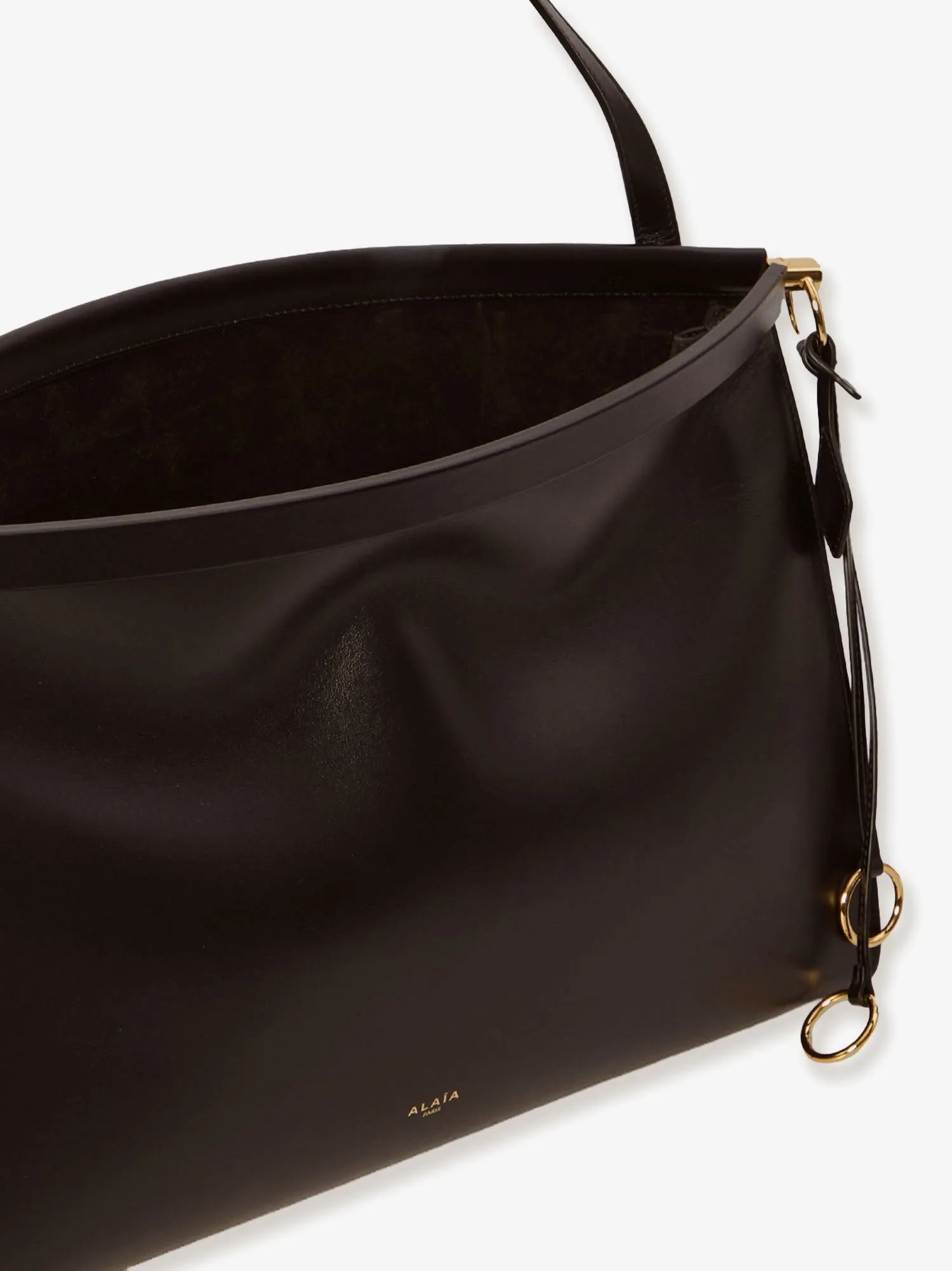 ALAIA East West leather bag with engraved logo sold by Siebentaschen product image thumbnail 4