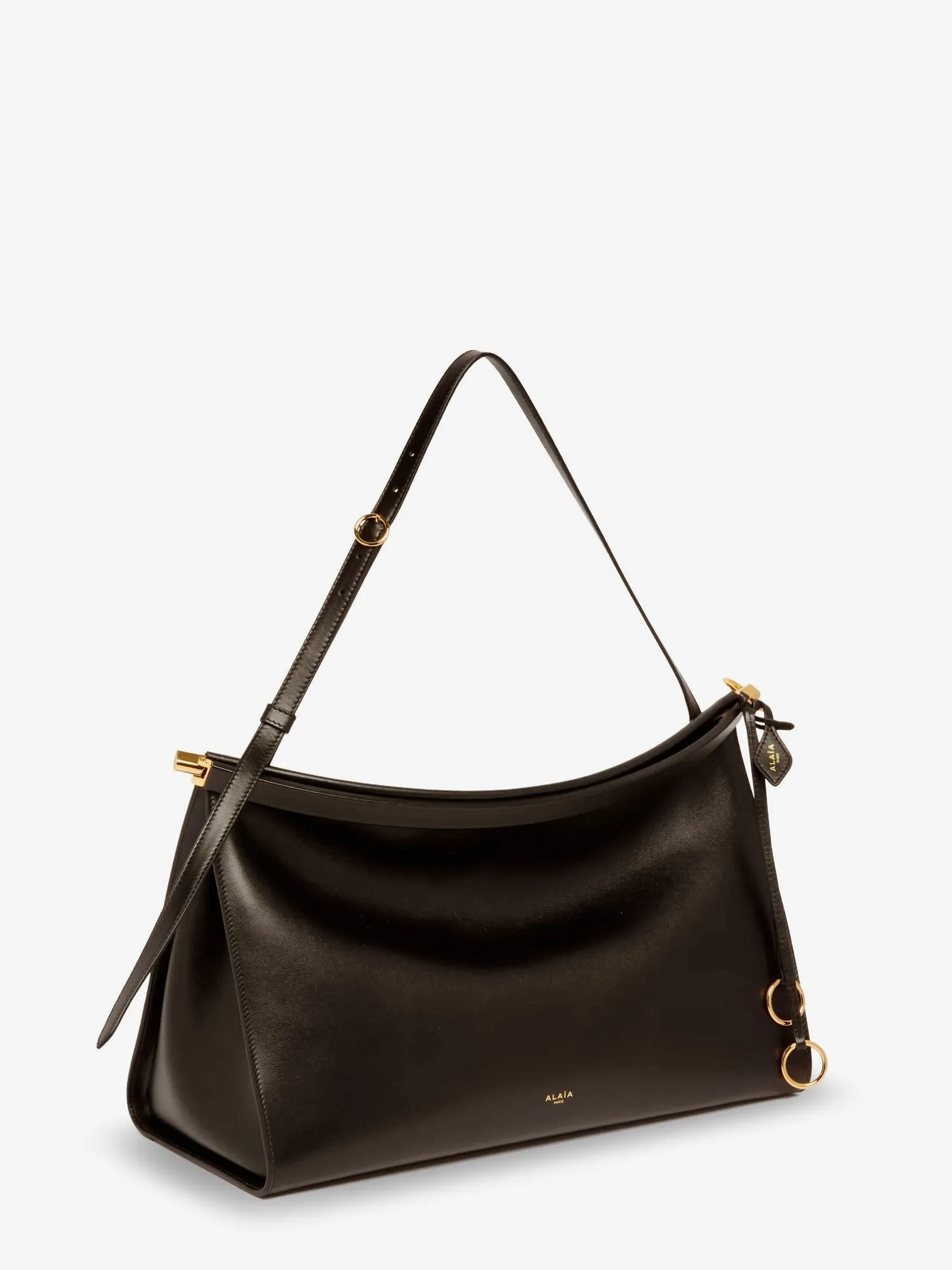 ALAIA East West leather bag with engraved logo sold by Siebentaschen product image thumbnail 3