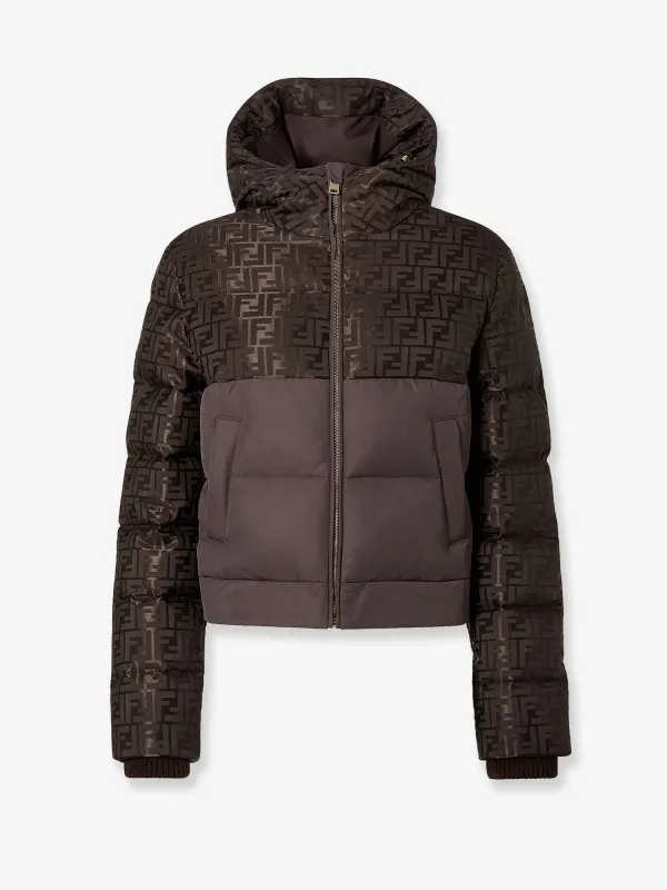 Fendi Down Jacket with FF Jacquard insert sold by Siebentaschen