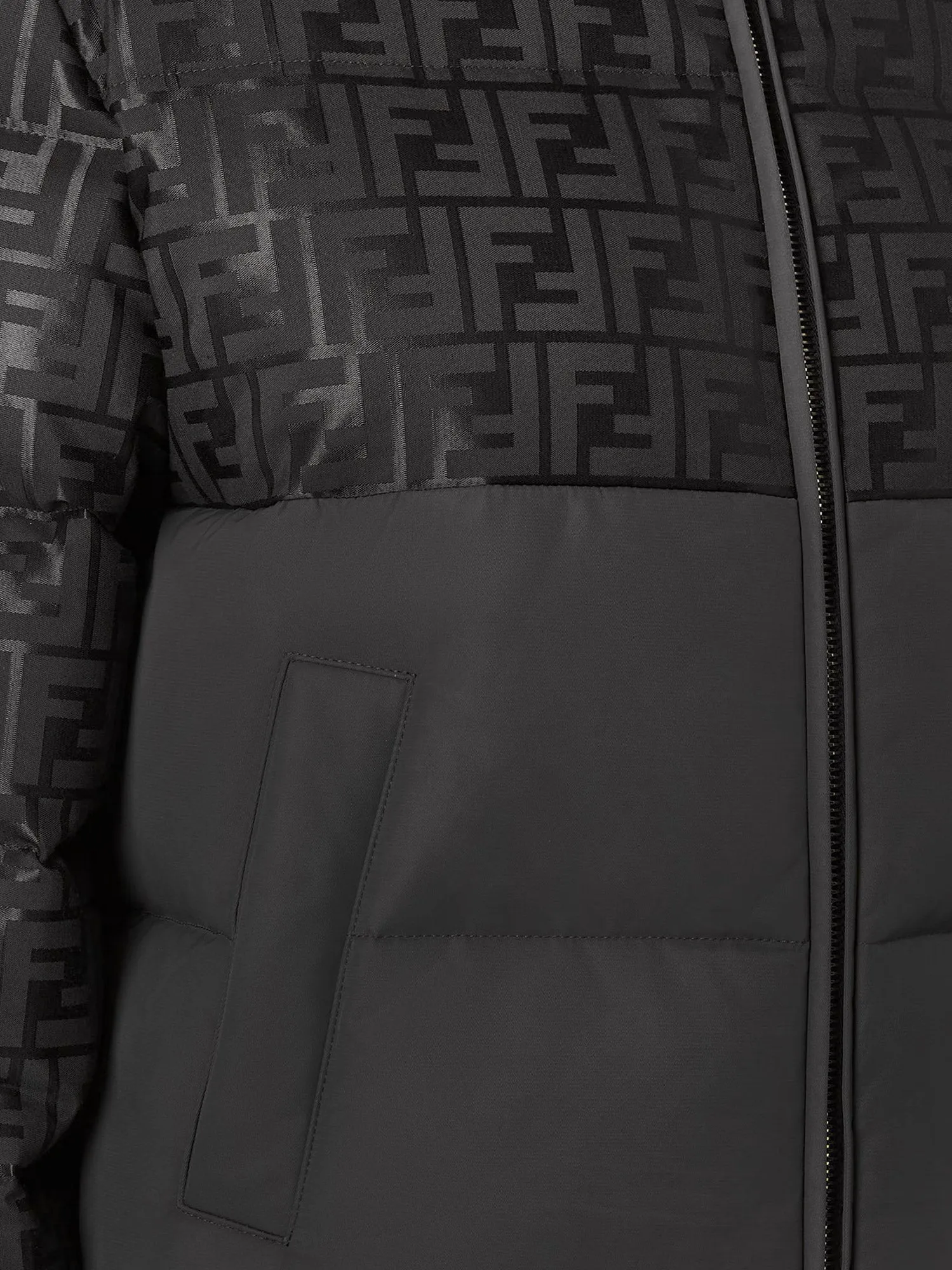 Fendi Down Jacket with FF Jacquard insert sold by Siebentaschen product image thumbnail 3